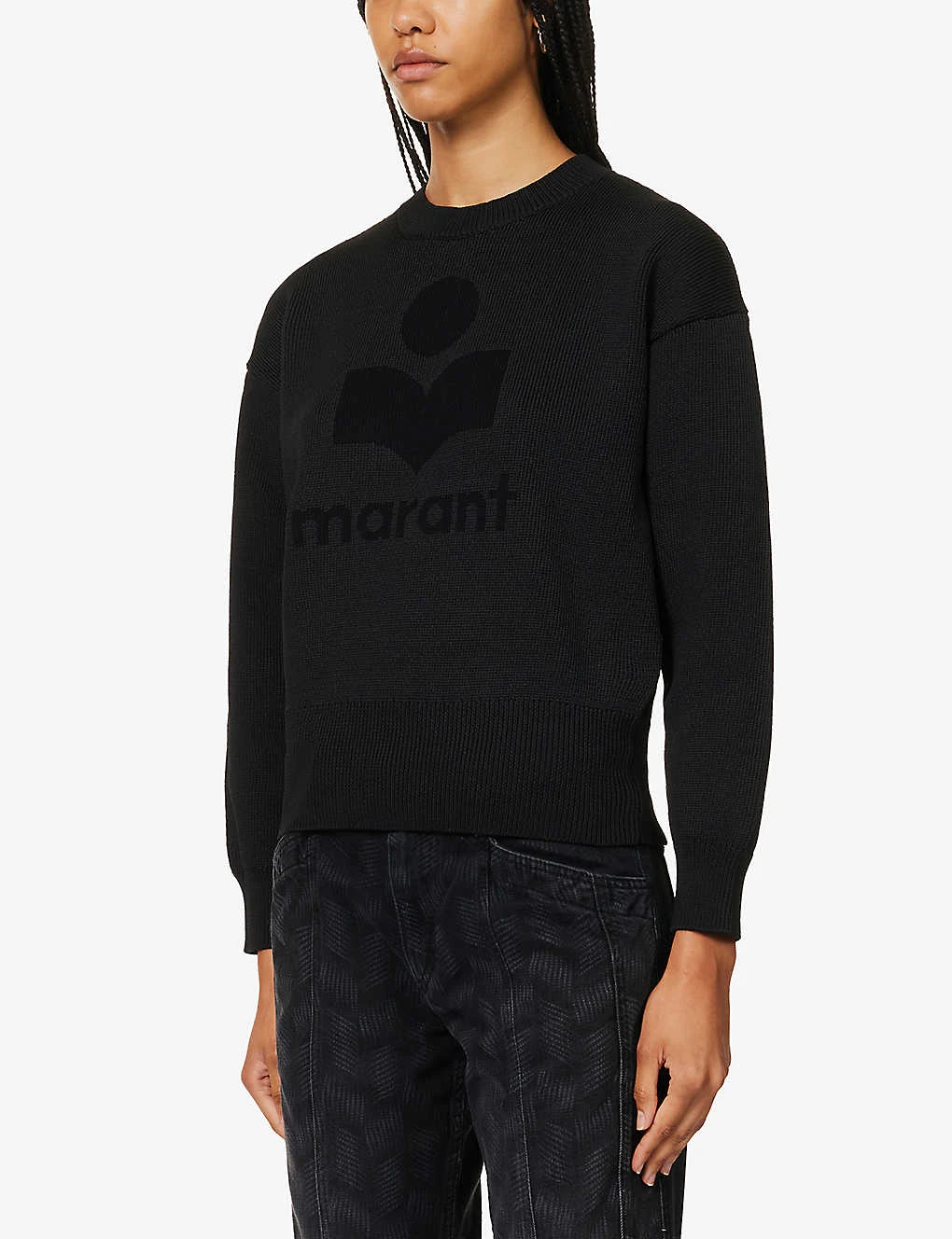Isabel Marant Etoile Ailys Logo-print Knitted Sweatshirt - Image 3