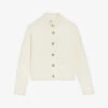 CLAUDIE PIERLOT Mon Blanc Officer-buttons Knitted Cardigan