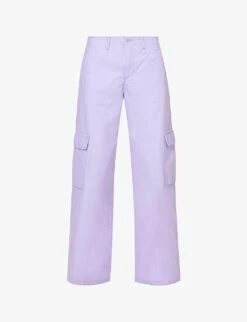 Levis Six-pocket Wide-leg Cotton Trousers