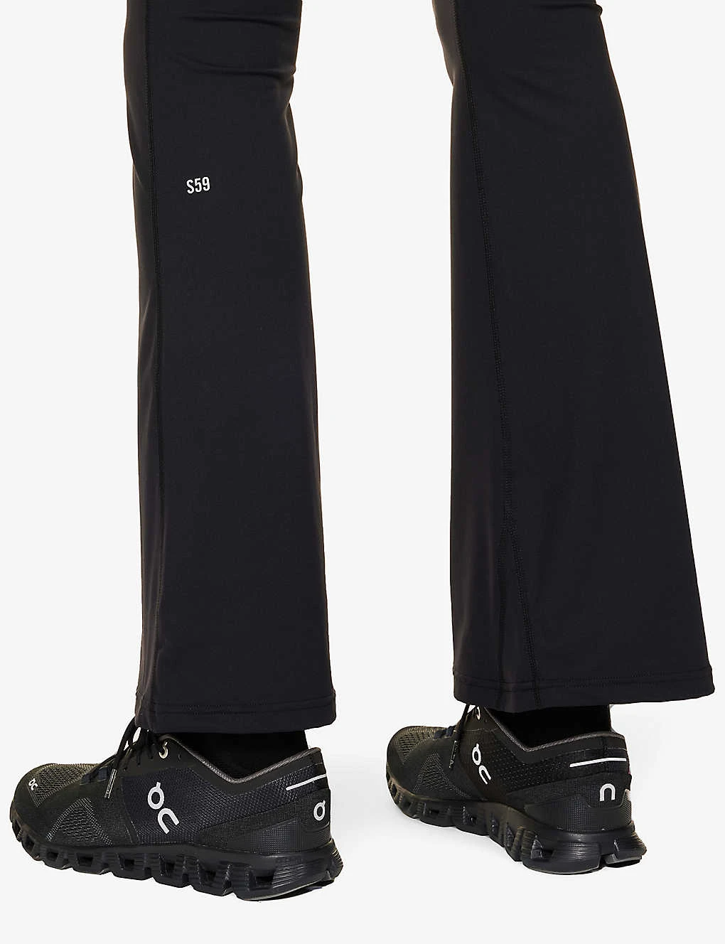 Raquel Flared High-rise Stretch-woven Leggings - Image 5