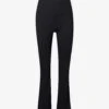 Raquel Flared High-rise Stretch-woven Leggings