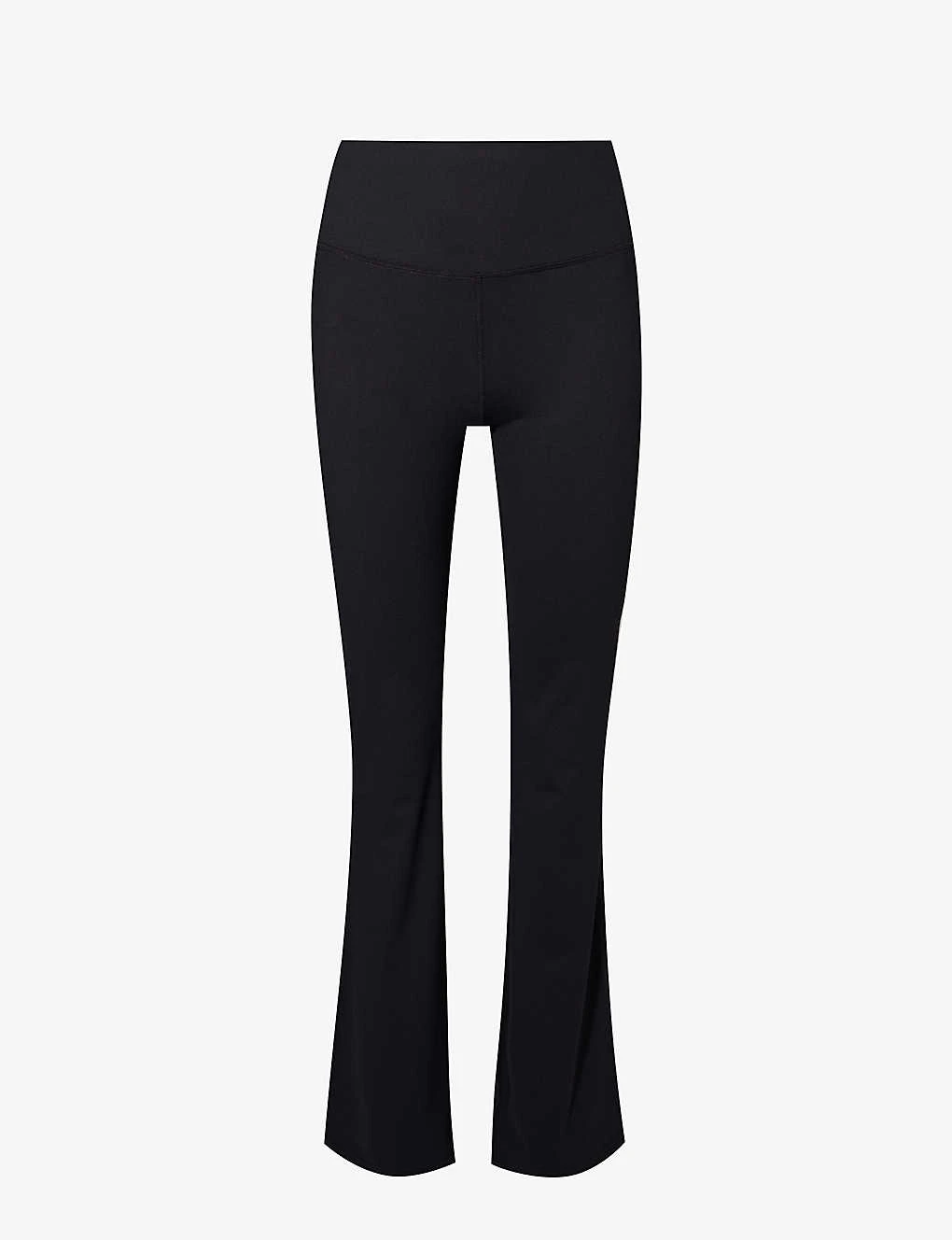 Raquel Flared High-rise Stretch-woven Leggings