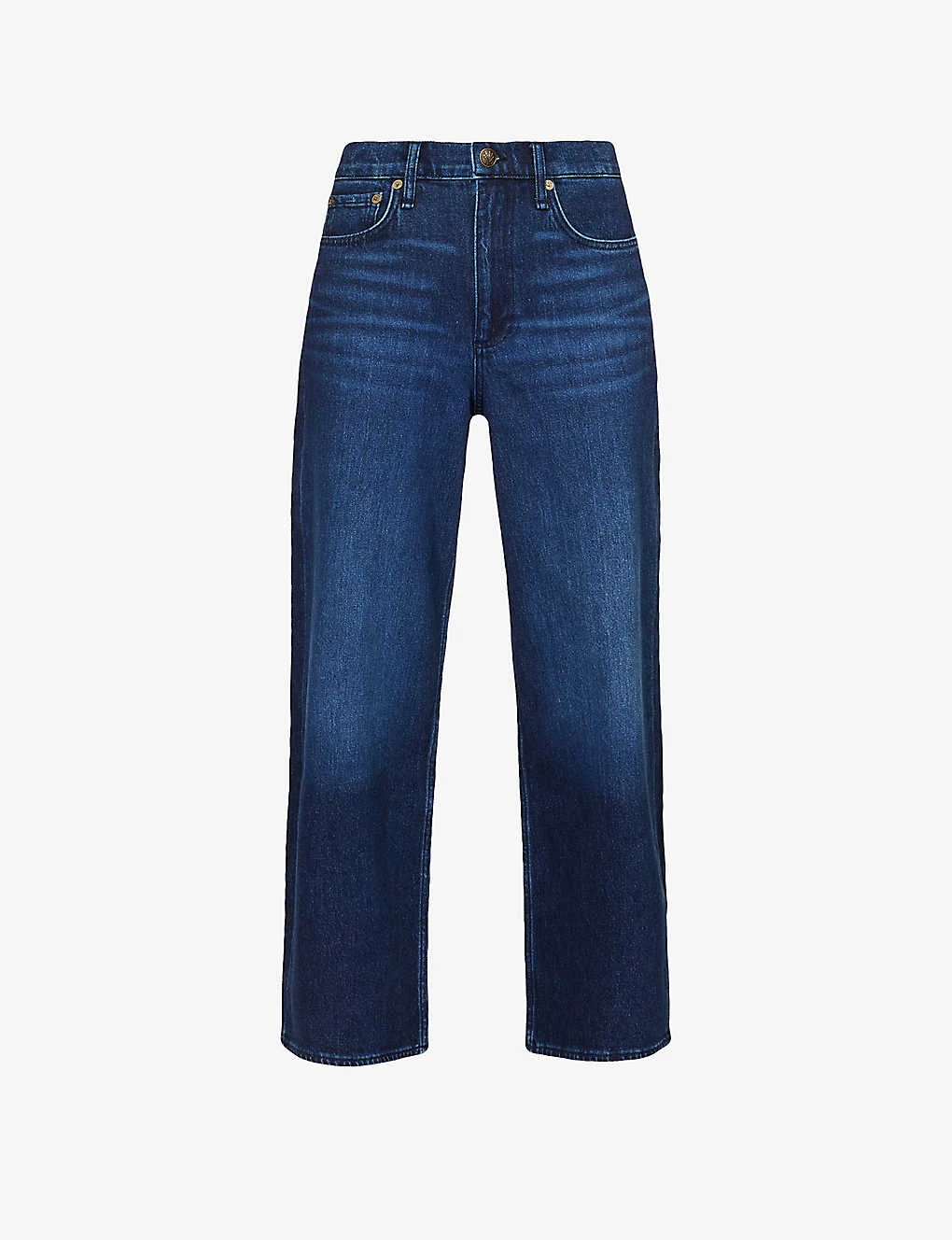 Rag & Bone Andi Wide-leg Mid-rise Stretch-denim Jeans