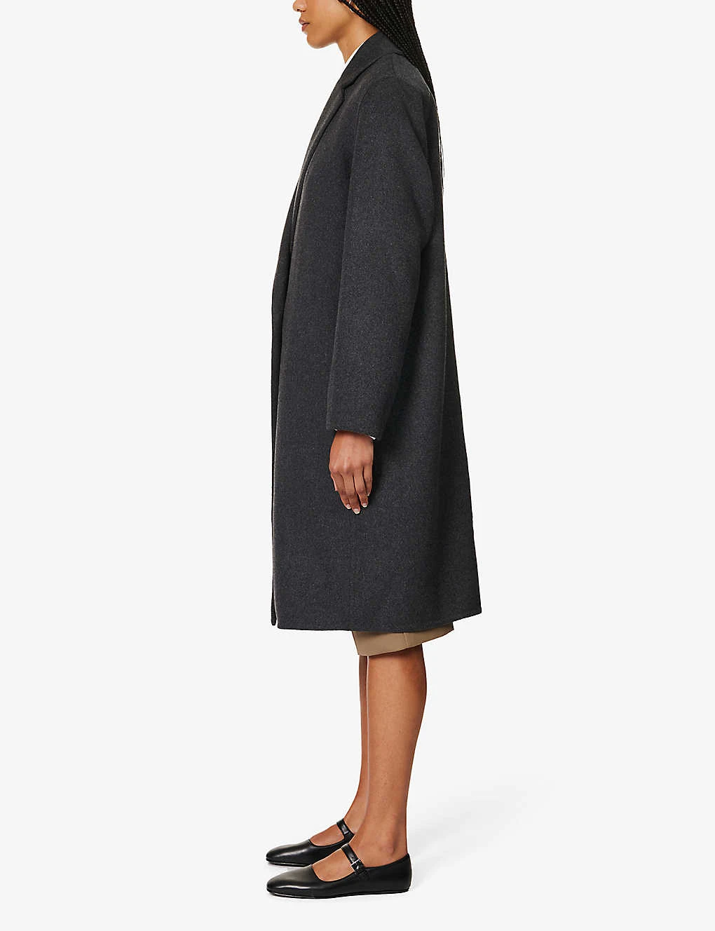 Vince Notch-lapel Recycled Wool-blend Coat - Image 3