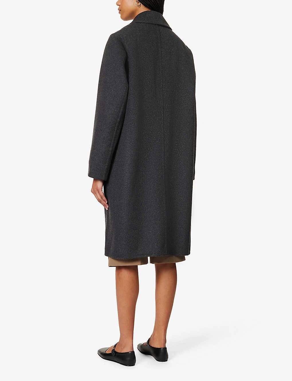 Vince Notch-lapel Recycled Wool-blend Coat - Image 4