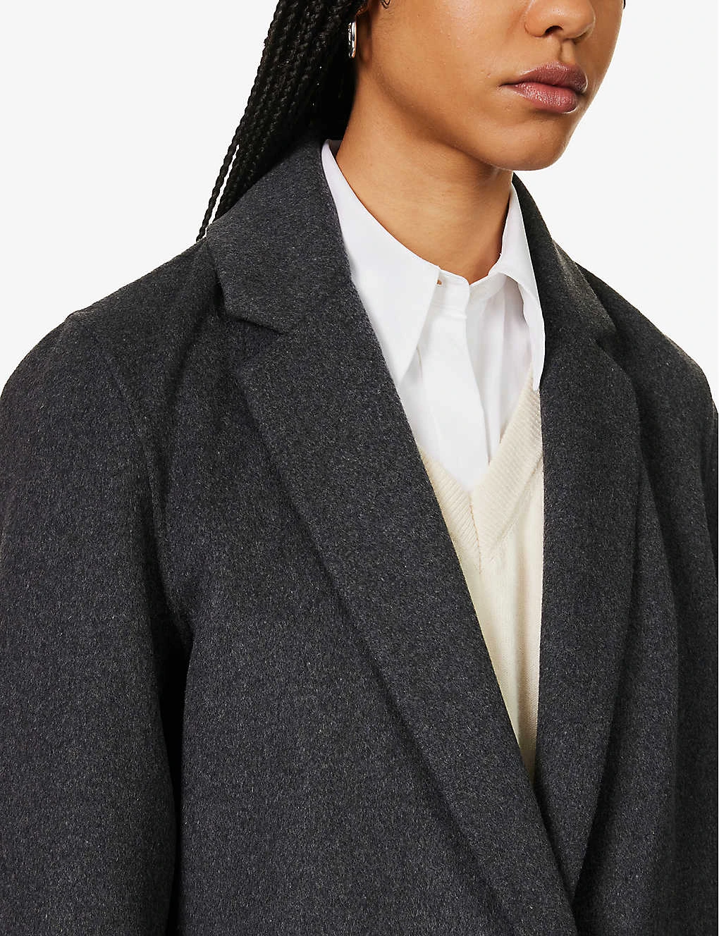 Vince Notch-lapel Recycled Wool-blend Coat - Image 5