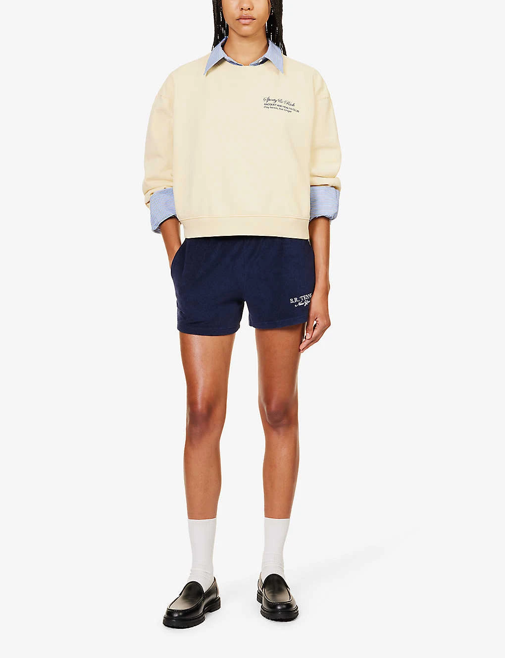 Tennis Graphic-print Cotton-jersey Jumper - Image 2