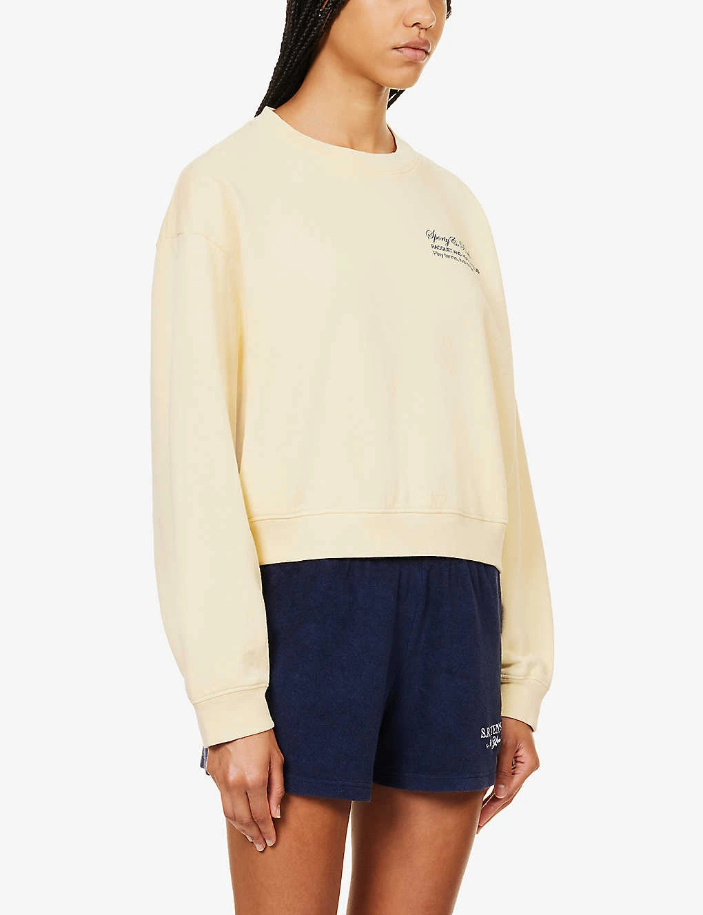 Tennis Graphic-print Cotton-jersey Jumper - Image 3