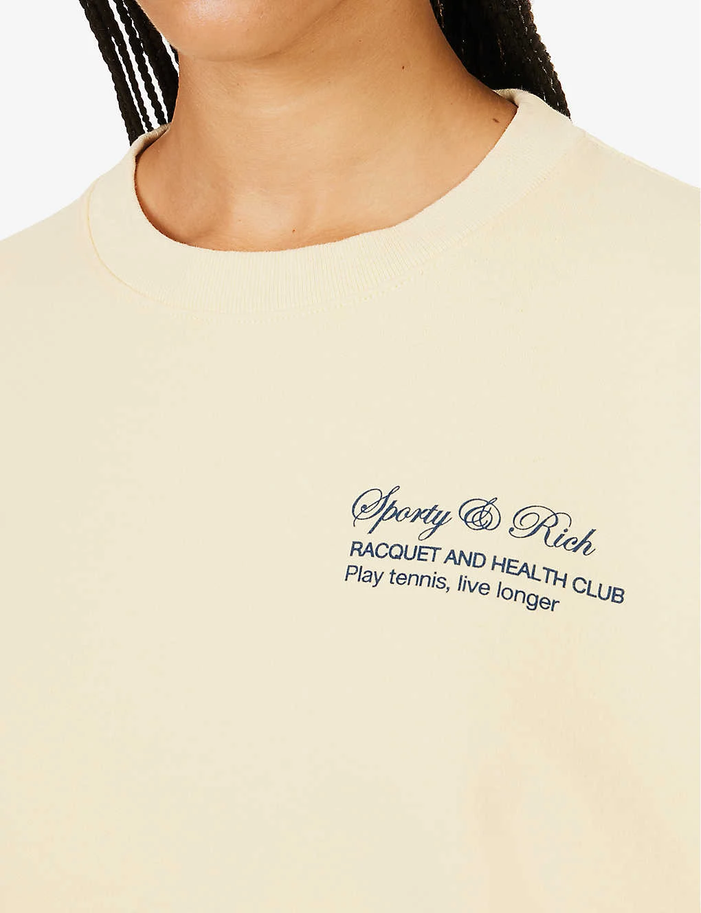 Tennis Graphic-print Cotton-jersey Jumper - Image 5