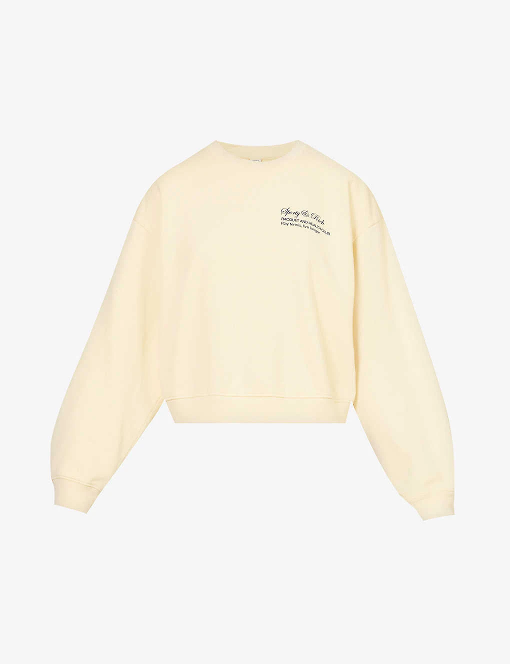 Tennis Graphic-print Cotton-jersey Jumper